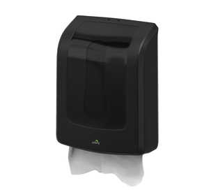 Black C Fold / M Fold paper dispenser for 500 tissues 